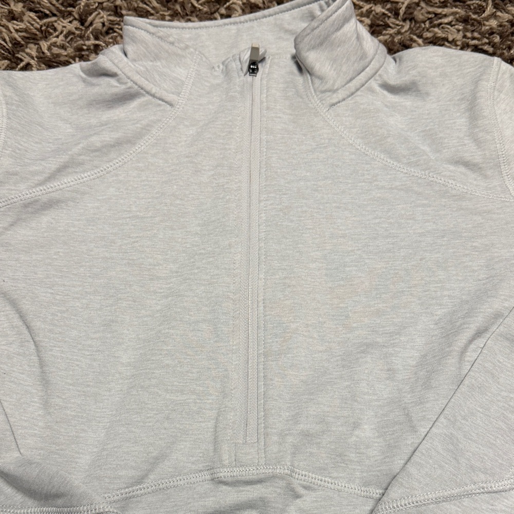 Mondetta Women's Heather Gray Quarter-Zip Sweatshirt - Picture 4 of 7